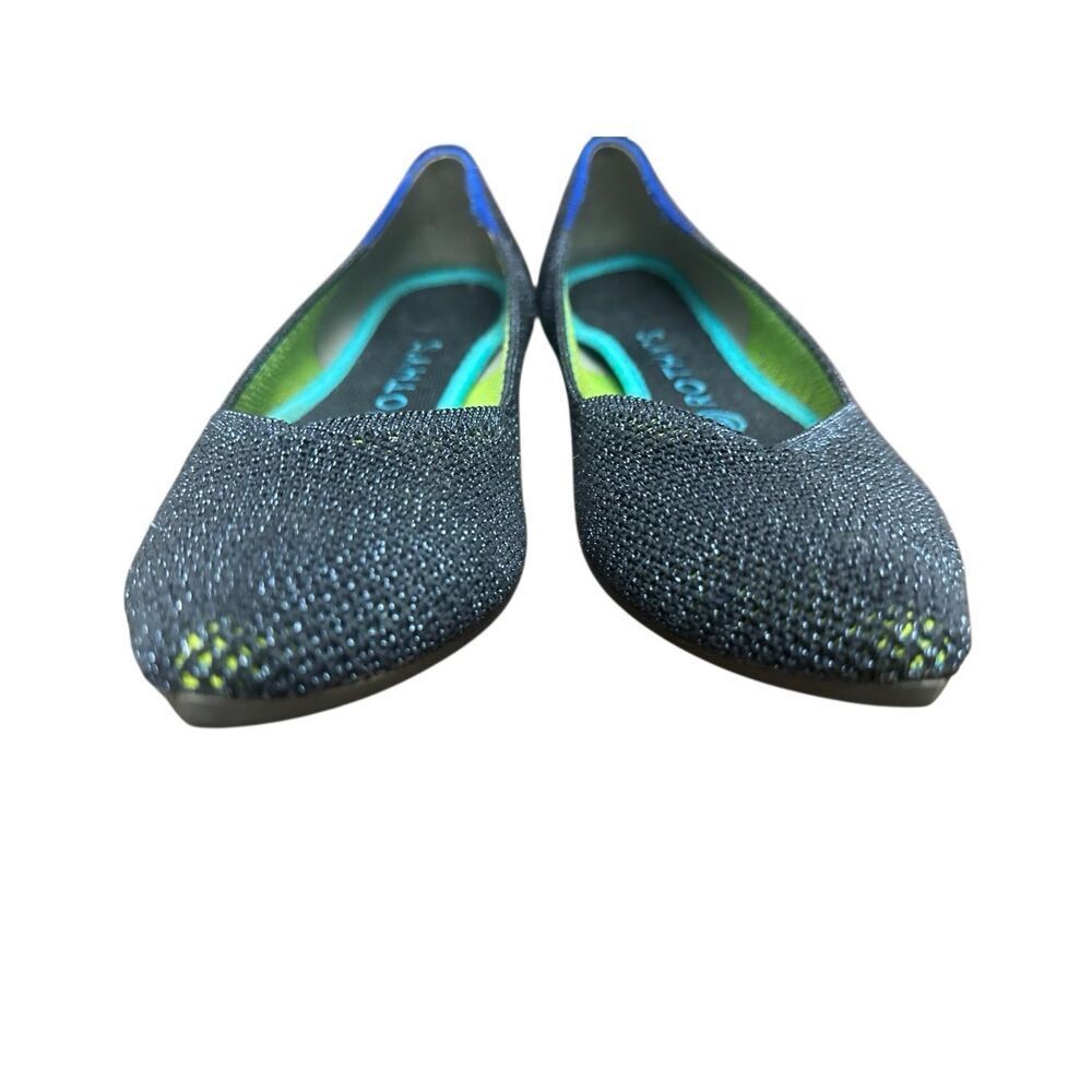 Rothy's Metallic Lattice Stitch Points (Black Friday Limited Edition) Size:9 - Picture 4 of 7